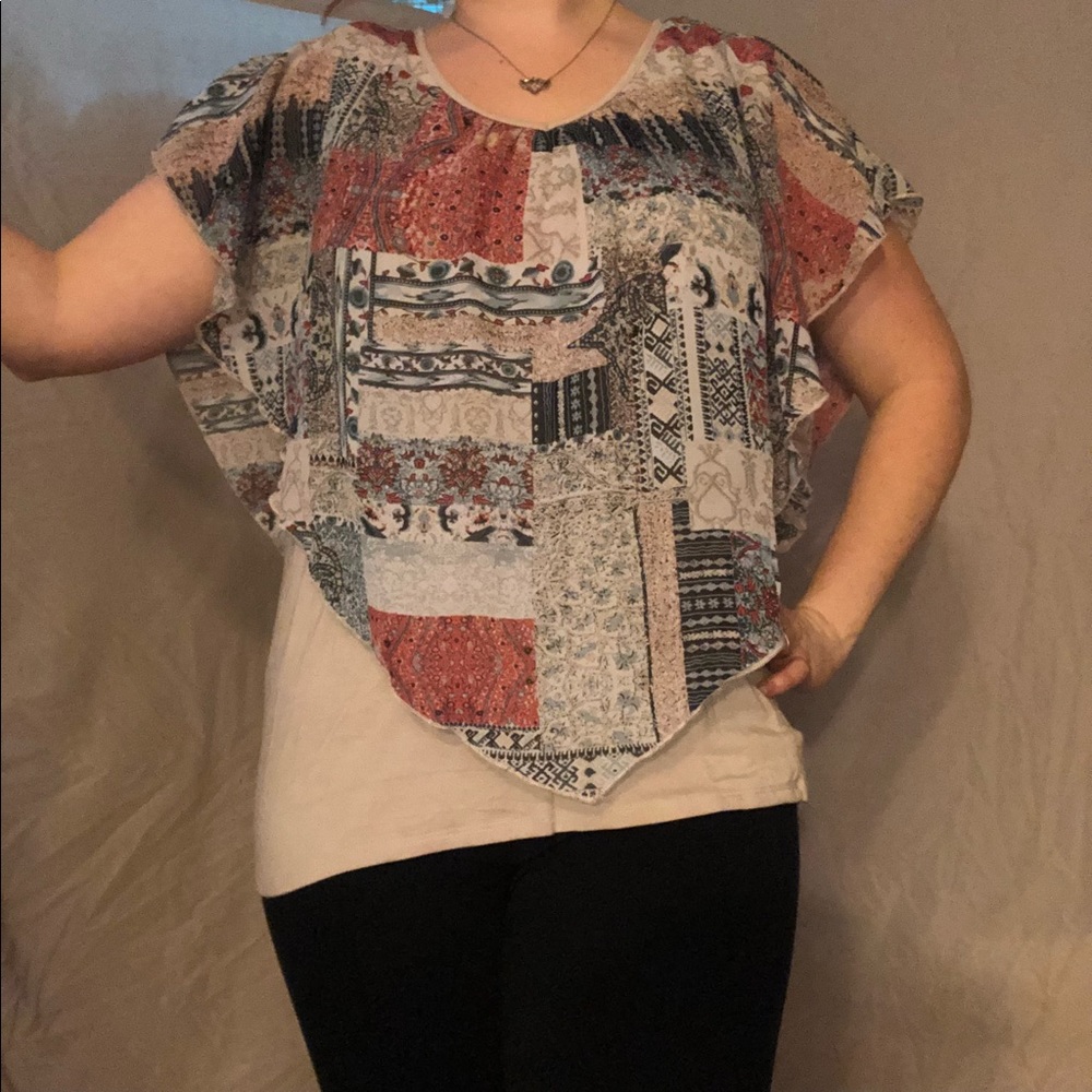 Patch work blouse 5/25